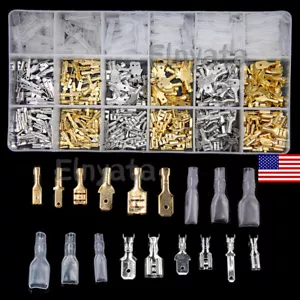 540PCS Automotive Electrical Wire Connectors Kit Male Female Spade Terminal Set - Picture 1 of 10