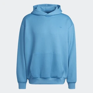 Felpa con cappuccio Adidas uomo Adicolor plissettata blu pullover taglia media - Foto 1 di 9