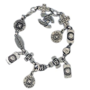 Chanel Silver Chain Cambon Bracelet 99A 161795 - Picture 1 of 4