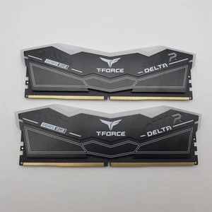 TEAMGROUP T-FORCE DELTA RGB 32GB (2x16GB)DDR5 RAM 5200MHz (FF3D516G5200HC40CBK) - Picture 1 of 2