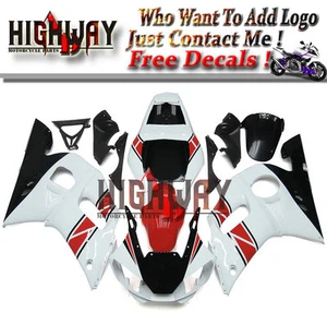 Red White Pearl Fairings For Yamaha YZF R6 1998-2002 9 Bodywork ABS Fairing Kit - Picture 1 of 6