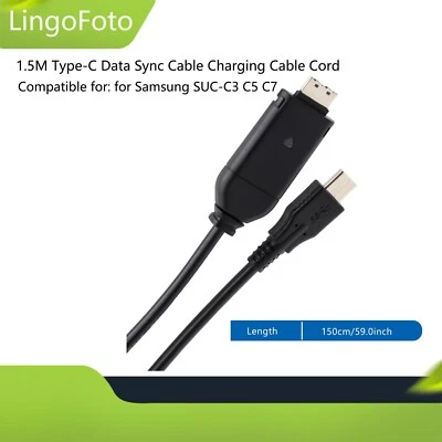 1.5M Type-C Data Sync Cable Charging Cable Cord for Samsung SUC-C3 C5 C7 - Image 1 of 4