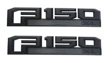 2Pc Fits 2015-2018 F-1-5-0 XL Edition Emblems Front Fender Badge Black