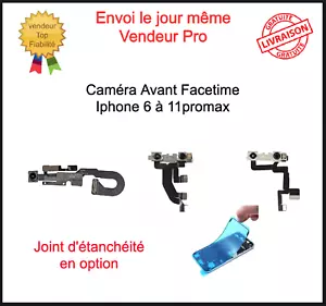 Caméra Avant Iphone 6 7 7plus 8 8plus X XR XS XSM 11 Facetime Neuf - Imagen 1 de 19
