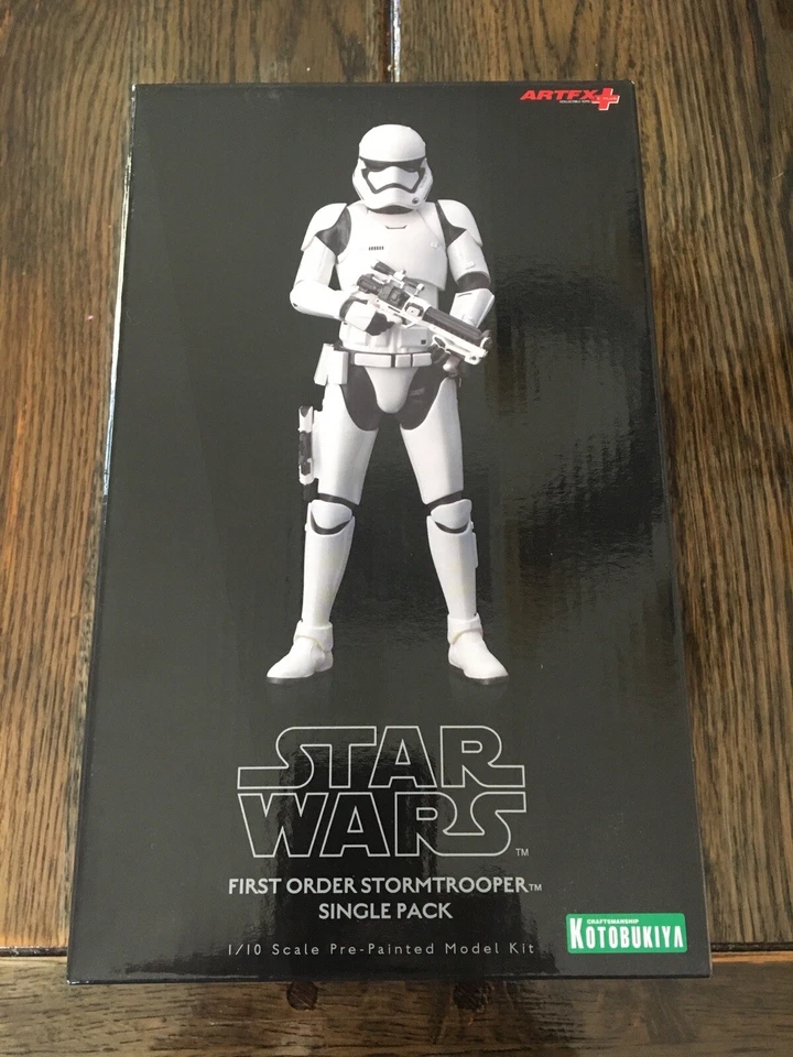 ARTFX+ Star Wars FIRST ORDER STORMTROOPER SINGLE PACK 1:10 scale factory sealed  - Image 1 of 4
