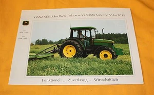 John Deere 5300 5400 Traktor Prospekt Tractor Brochure Depliant Catalog - Bild 1 von 1