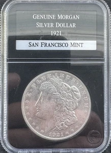 Morgan Silber Dollar 1921-S - Bild 1 von 2