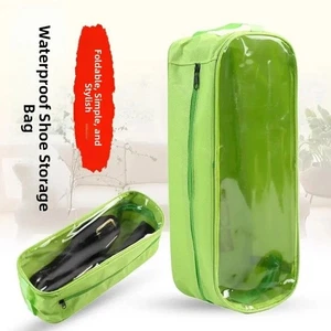 Oxford Nylon Fabric Waterproof Shoe Bag Shoe Storage Bag Smooth Zipper Closure - Picture 1 of 6
