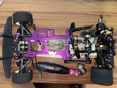 Mugen K2x-495 Nitro CHASSIS Rc Car Novarossi Hpi Traxxas Lrp RC - Image 1 of 4