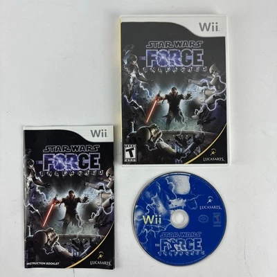 Star Wars The Force Unleashed Nintendo Wii Complete CIB Tested & Working - Image 1 of 4