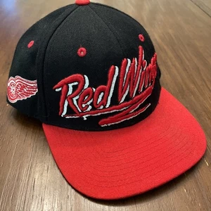 Vintage Retro Detroit Red Wings Hat Cap - Picture 1 of 16