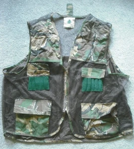 Vintage Northwest Territory Trap Skeet Camouflage Shooting Vest Size 2XL NICE - Picture 1 of 13