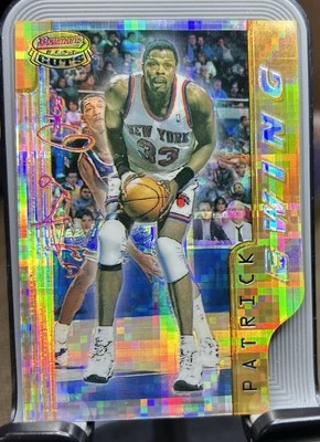 Bowman’s Best Cuts Patrick Ewing 1996 refractor atómico Knicks Foto 1 de 3