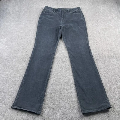 Eddie Bauer Pants Womens 6 Grey Corduroy Curvy Bootcut Mid Rise 5-Pocket - Image 1 of 4