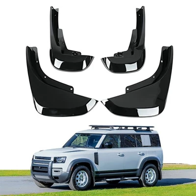 4PC Mud Flaps Mudguards Fenders Splash Fits For LR Defender 110 L851 2020-2026 - Image 1 of 4