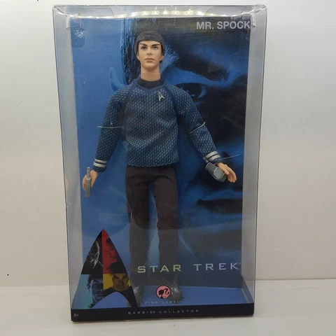 Star Trek- Mr. Spock Mattel 50th Anniversary Pink Label Barbie Collector Doll Cover