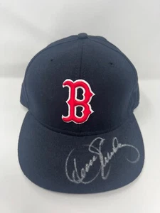 Dennis Eckersley Signed Boston Red Sox New Era Hat 2001 FLEER LEGACY COA - Picture 1 of 4
