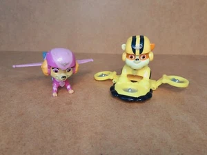 Paw Patrol Air Rescue Figures, Rubble & Skye Bundle, Flying Rescue Vehicles Toys - Picture 1 of 6