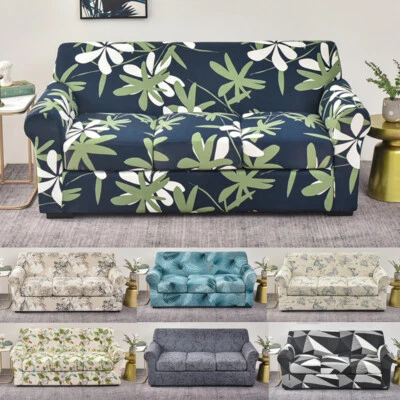 Sofa Cover1 2 3 Seater Elastic Settee Stretch Slipcover Couch Floral Protector🌸 - Image 1 of 4