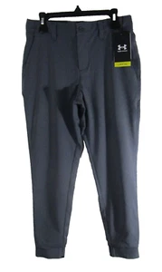 NWT Under Armour UA Matchplay Boys Golf Jogger Pants YM Halo Grey MSRP$60 - Picture 1 of 2