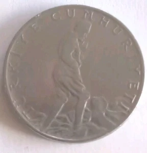 Turkey 1960 2-1/2 Lira Coin Stainless Steel - Picture 1 of 4