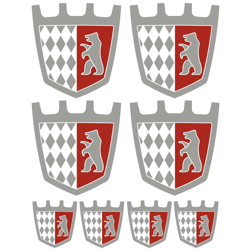 RAWISTICKER TABBERT Logo autocollant sticker camping car caravane caravan 8 Pièces