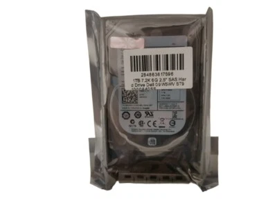 Dell 9W5WV 09W5WV 1TB 7.2K 2.5" 6G SAS Seagate Constellation2 ST91000640SS - Image 1 of 2