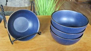 Mikasa “Juliana (Blu)” Set di 4 ciotole per zuppa/cereali in gres, 6” ottime condizioni - Foto 1 di 2
