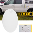 White Gas Cap Fuel Filler Door Cover Sticker Decal Fits For Ford F150 2009-2014
