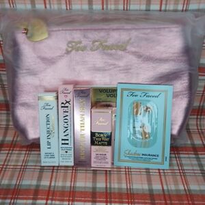 Too Faced Deluxe Minis Makeup Bag Bundle 