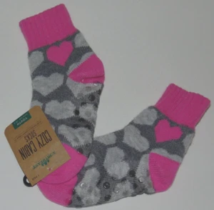 Northeast Cozy Cabin Socks Youth One Pair Gray Design Super Soft 10k-4 - Picture 1 of 5
