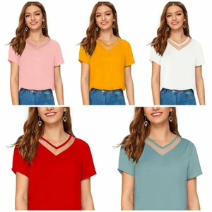 Pullover Women Casual Long Sleeve T Shirt Blouse Loose Tunic Tops Tee Plus Size - Picture 1 of 52