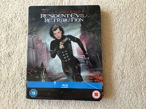 RESIDENT EVIL RETRIBUTION LIMITED EDITION BLURAY STEELBOOK - Picture 1 of 6