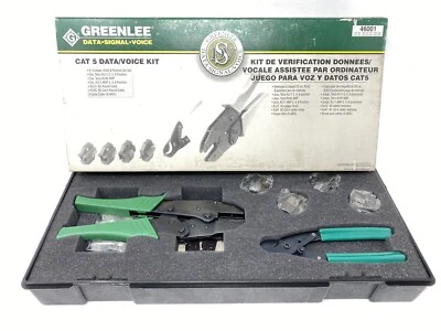 Greenlee 46001 Data Voice CAT 5 Data / Voice Kit Excellent Condition! - Image 1 of 4