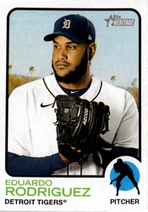 3 CARD LOT - 2022 Topps Heritage High Number - Eduardo Rodriguez #721 - Picture 1 of 2