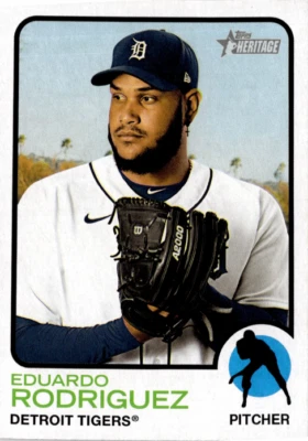 3 CARD LOT - 2022 Topps Heritage High Number - Eduardo Rodriguez #721 - Image 1 of 2
