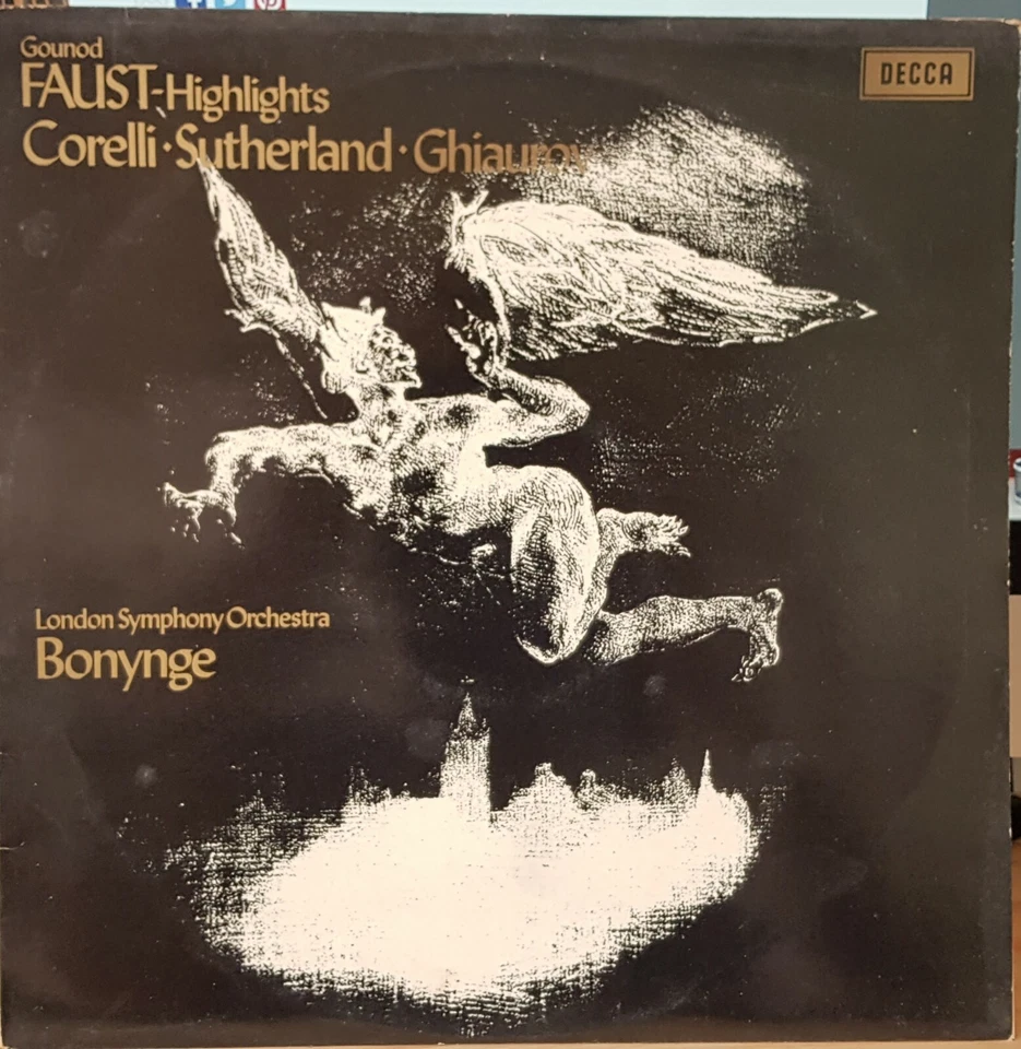 Corelli, Sutherland, Bonynge – Gounod's Faust Highlights - LP Record excellent - Image 1 of 3