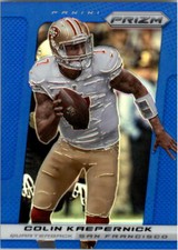 2013 Panini Prizm Prizms Blue Football Card Pick (Inserts)