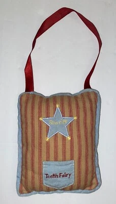 Alimrose Designs Australia Sheriff Hada de los Dientes Almohada Niño Western Foto 1 de 4