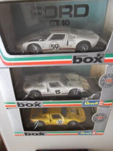 3 Ford GT 40 "Le Mans `66 / Spa `68" Box 1:43 OVP - Bild 1 von 6