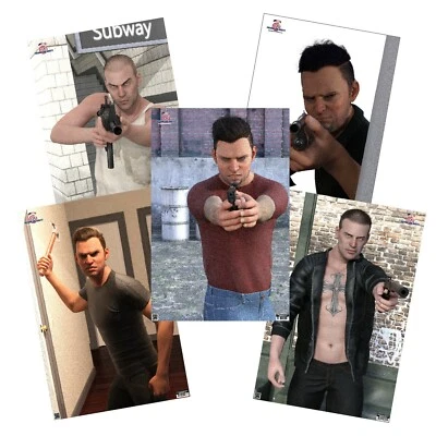 FREEDOM GUN TARGETS 25 Shooting Targets Gun Range Pistol Rifle Armed Threat Full Color 3D (23x35)