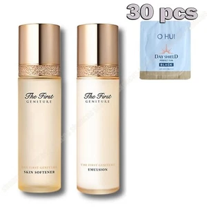 OHUI The First Geniture Duo set/Skin Softener+Emulsion+Day Shild Sunscreen 30ml - Picture 1 of 26