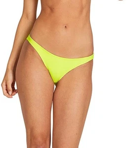 Volcom Simply Mesh Hipster Bikini Bottom Size Medium Neon Yellow - Picture 1 of 9