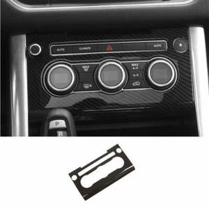 Cubierta del panel de control de botón de CA central de fibra de carbono para Range Rover Sport 14-2017 - Imagen 1 de 7