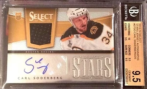 2013-14 Carl Soderberg #D /25 BGS 9.5 Panini Select STARS Auto ROOKIE COLORADO - Bild 1 von 2