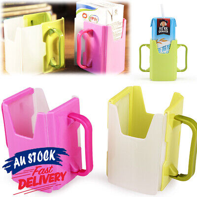 Juice Pouch Box Adjustable Handles Toddler Baby Cup Holder Milk AU • 8.05$
