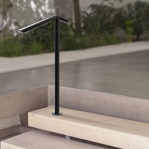 3-Step Handrail Single Post Handrail Round Iron Handrail for Stairs HOT - Picture 1 of 12