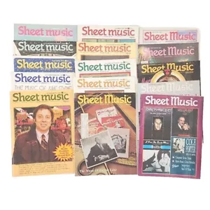 Sheet Music Magazine Easy Organ Magazine 1988 -1991 lot of 15 issues - Picture 1 of 24