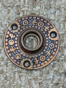 Cast Brass Or Bronze Knob Rosette Escutcheon - Picture 1 of 10