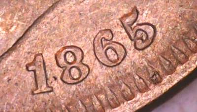 1865 3-Cent Nickel Doubling DDO & Faint/Grease Errors; Old Coin to Collect - Image 1 of 4